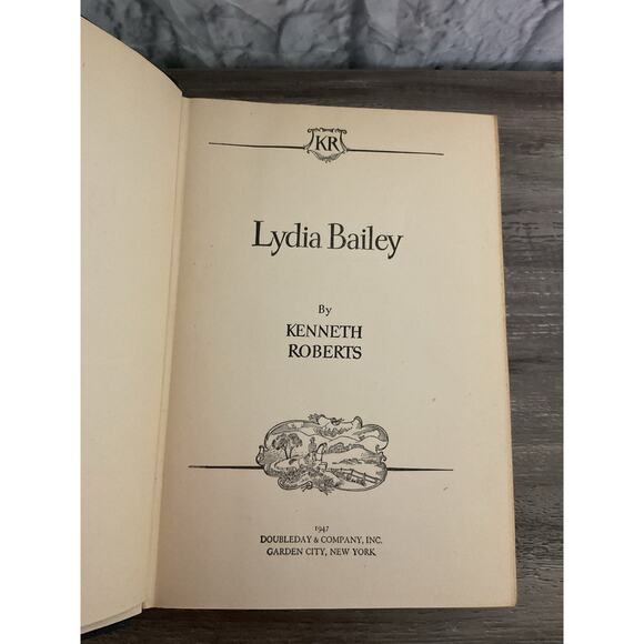 1947 Lydia Bailey By Kenneth Roberts Doubleday 1st Edition - Picture 4 of 13
